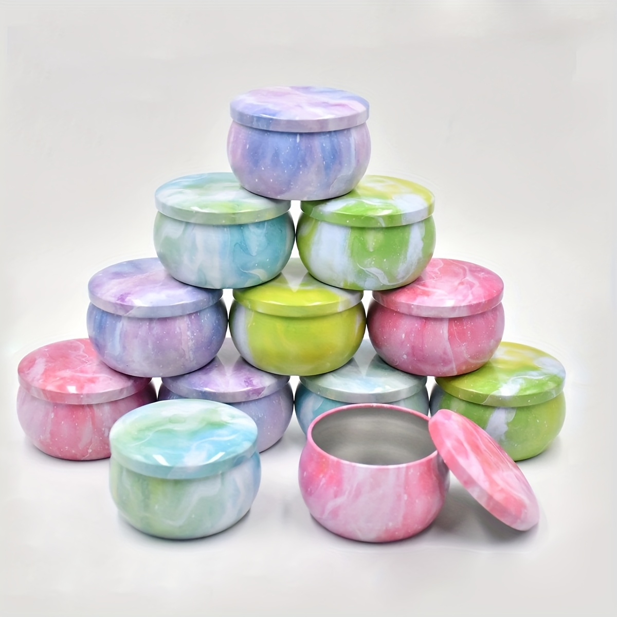 Candle Making Glass Jars - Starry sky patterned metal empty candle