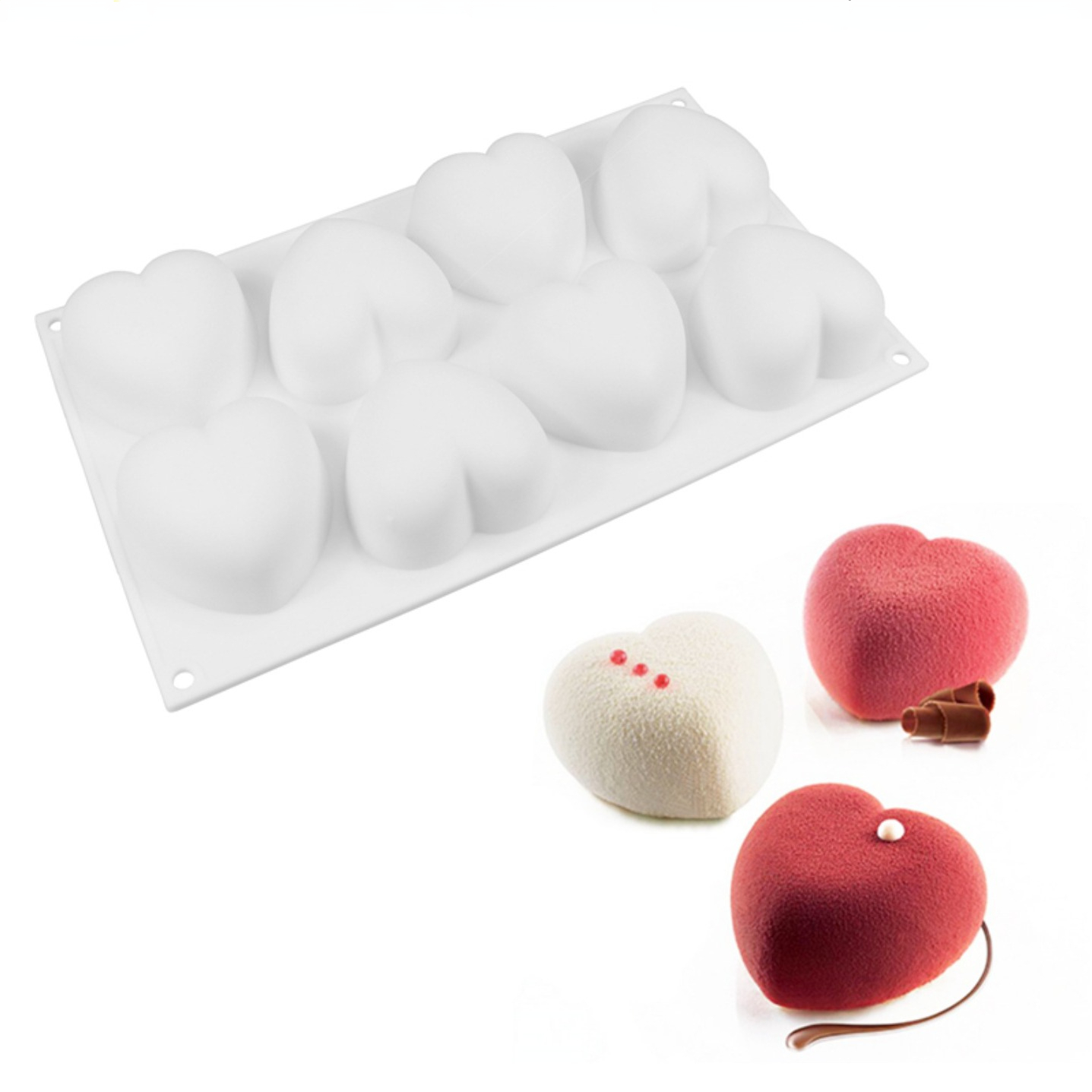 Candle Making Workshop - Love Heart Silicone Soap Mold Handmade