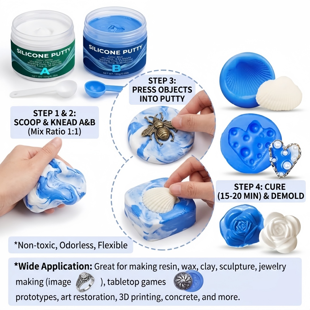 Silicone Putty Mold Making Sup - Candle Making Supplies 评论和价格