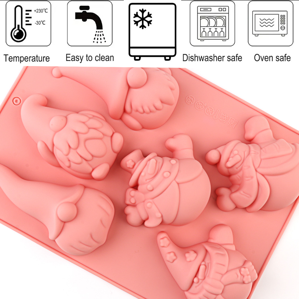 6-Cavity Christmas Gnome Cake  - Candle Making Supplies 评论和价格