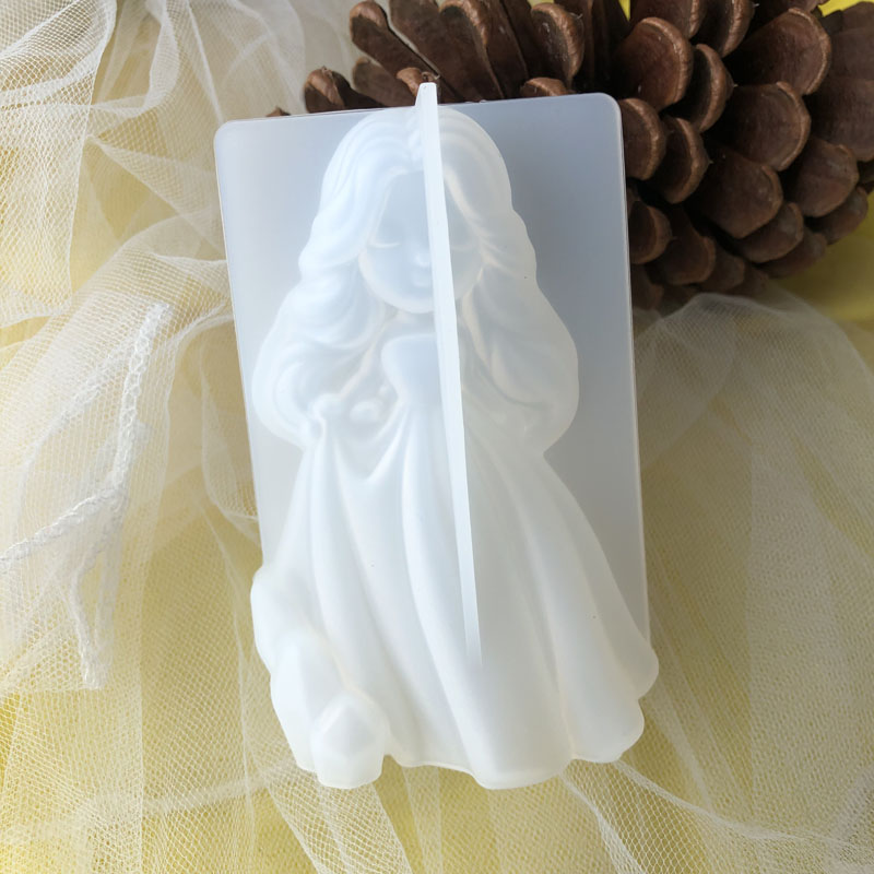 3D Cute Princess Silicone Cand - Candle Making Supplies 评论和价格