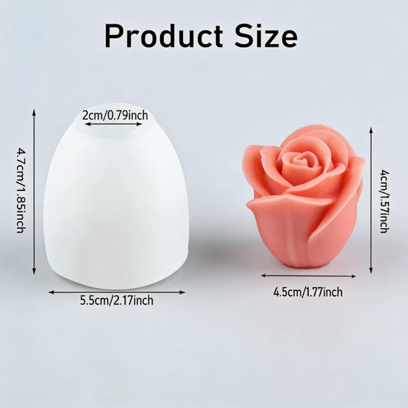 2Only3DRose silicone mold，Used - Candle Making Process 评论和价格