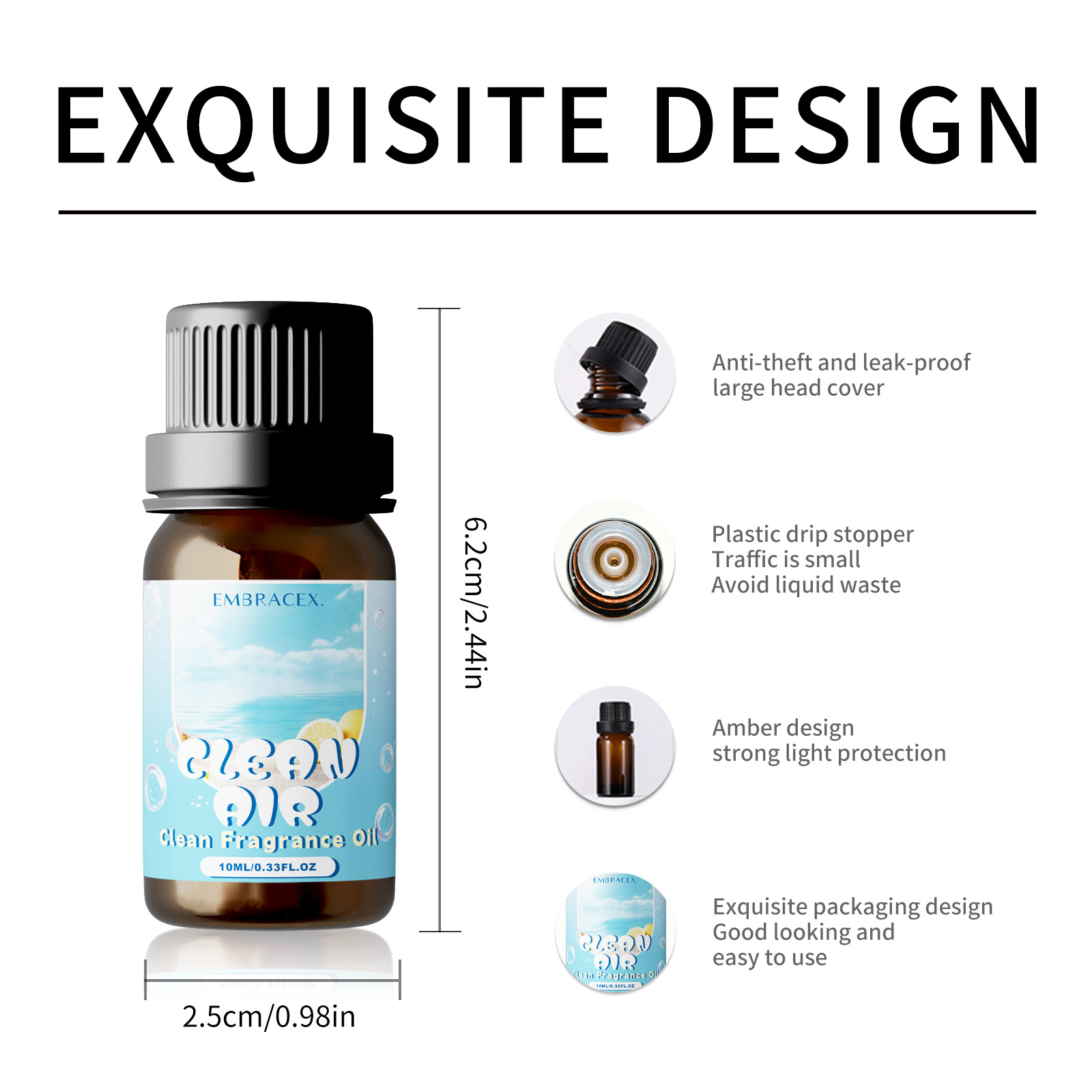 10ml Clean Air Essential Oil L - Candle Making Fragrances 评论和价格