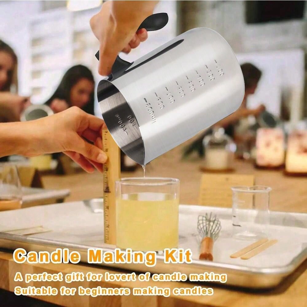 Candle Pouring Pot with Electr - Candle Making Workshop 评论和价格