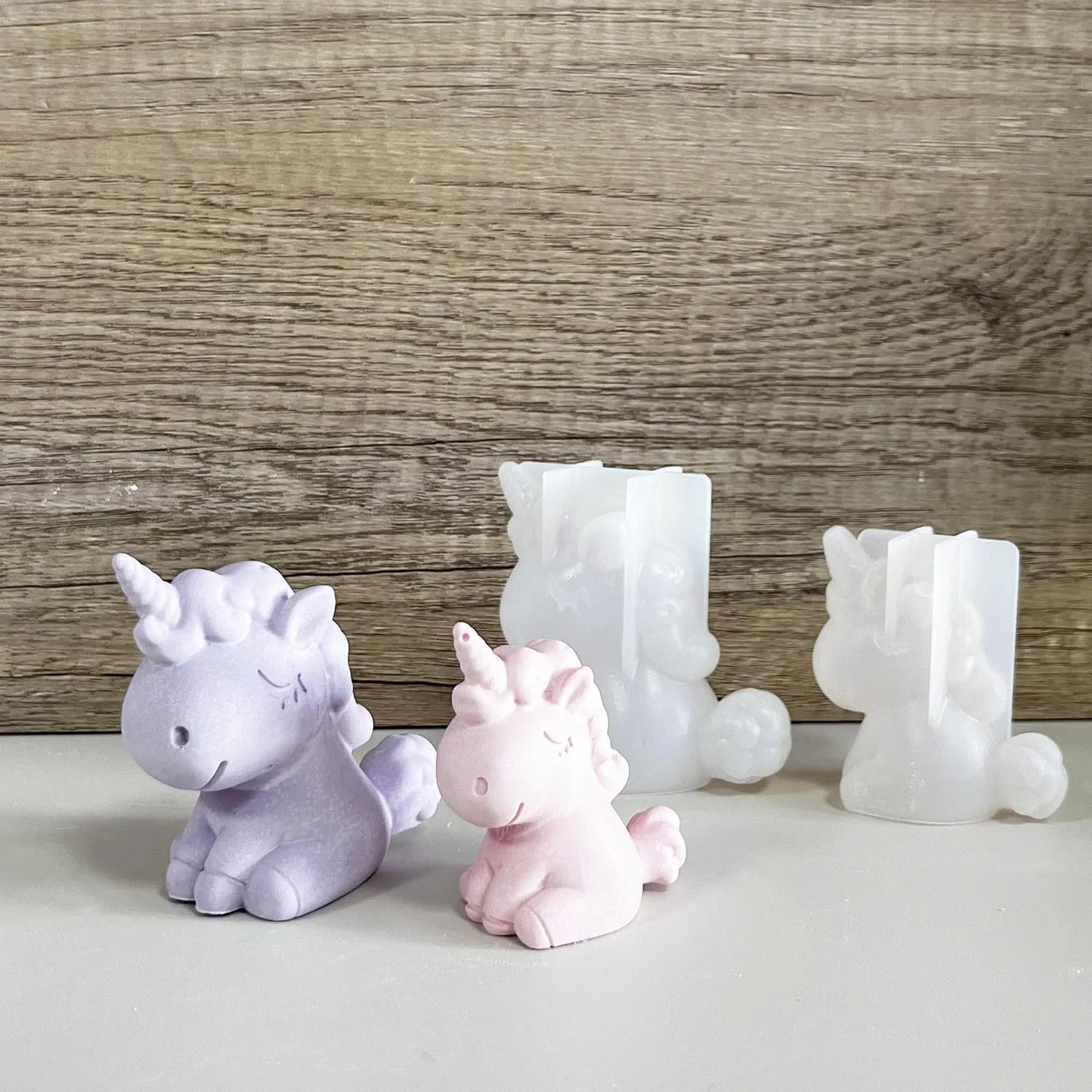3D Geometric Silicone Unicorn  - Candle Making Supplies 评论和价格