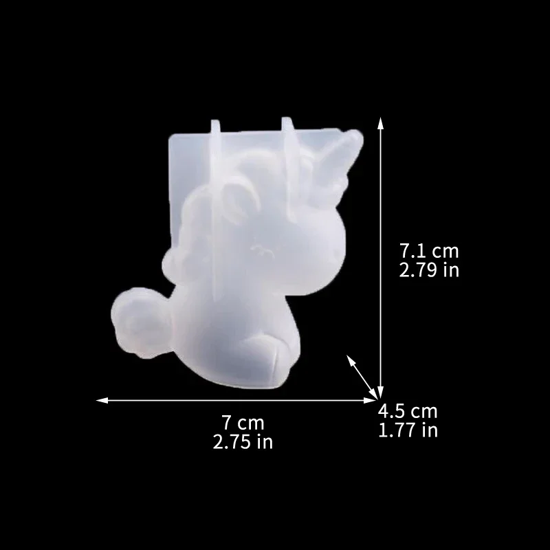 3D Geometric Silicone Unicorn  - Candle Making Supplies 评论和价格