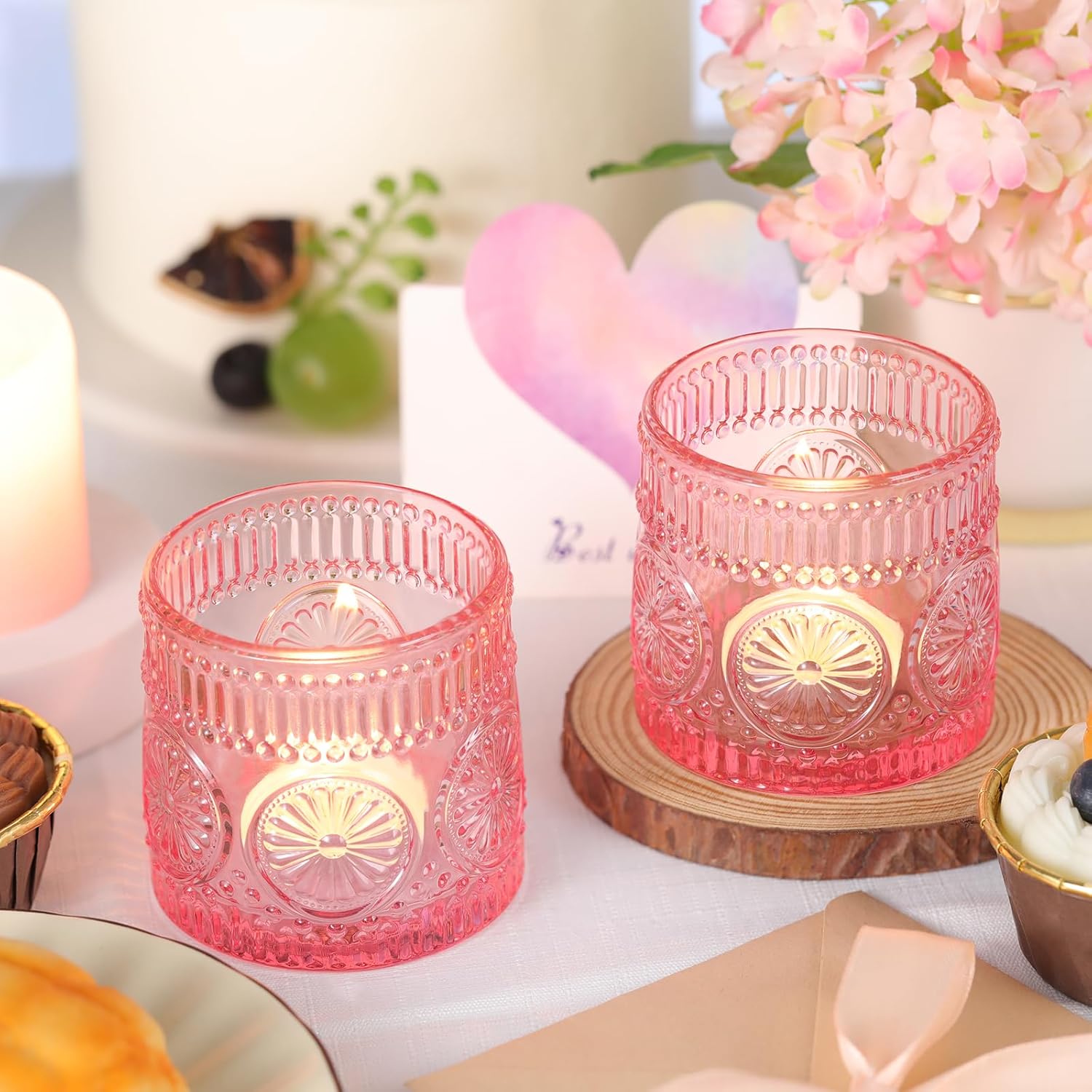 Creative Diamond Cylinder Glas - Candle Making Glass Jars 评论和价格