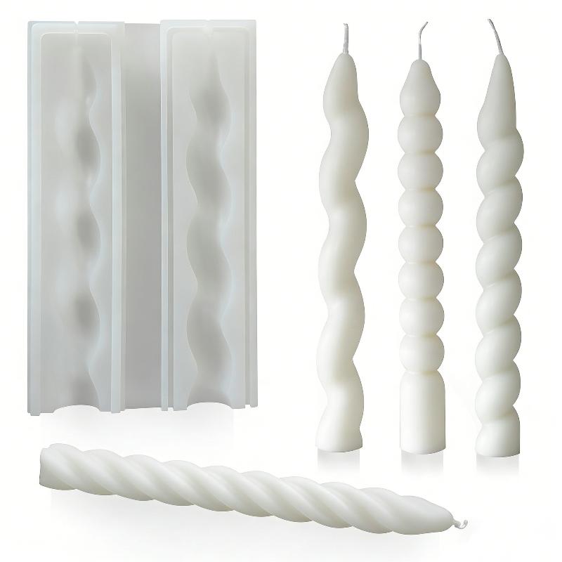 Long Spiral Silicone Candle Mo - Candle Making Workshop 评论和价格