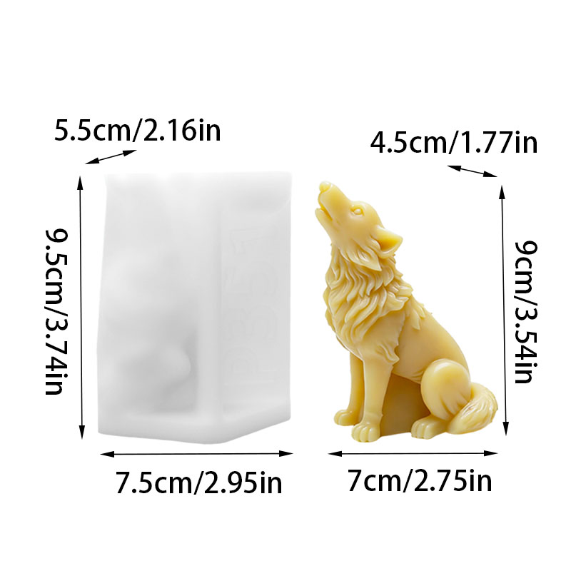 Snowfield Howling Moon Wolf Ca - Candle Making Workshop 评论和价格