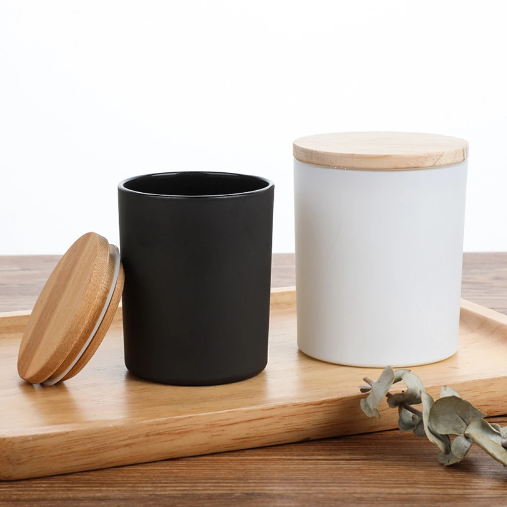 Wooden Cover Glass Candle Jars - Candle Making Glass Jars 评论和价格