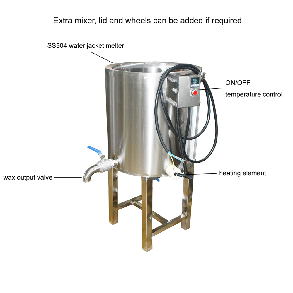 Electric 30KG Small Wax Melt M - Candle Making Machine Price 评论和价格