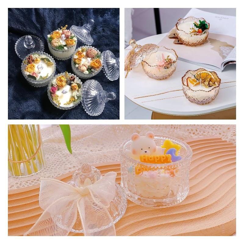 French Glass Aromatic Candle D - Candle Making Glass Jars 评论和价格
