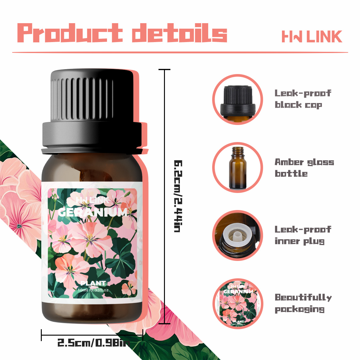 Geranium Essential Oil 10ml 10 - Candle Making Fragrance Oils 评论和价格