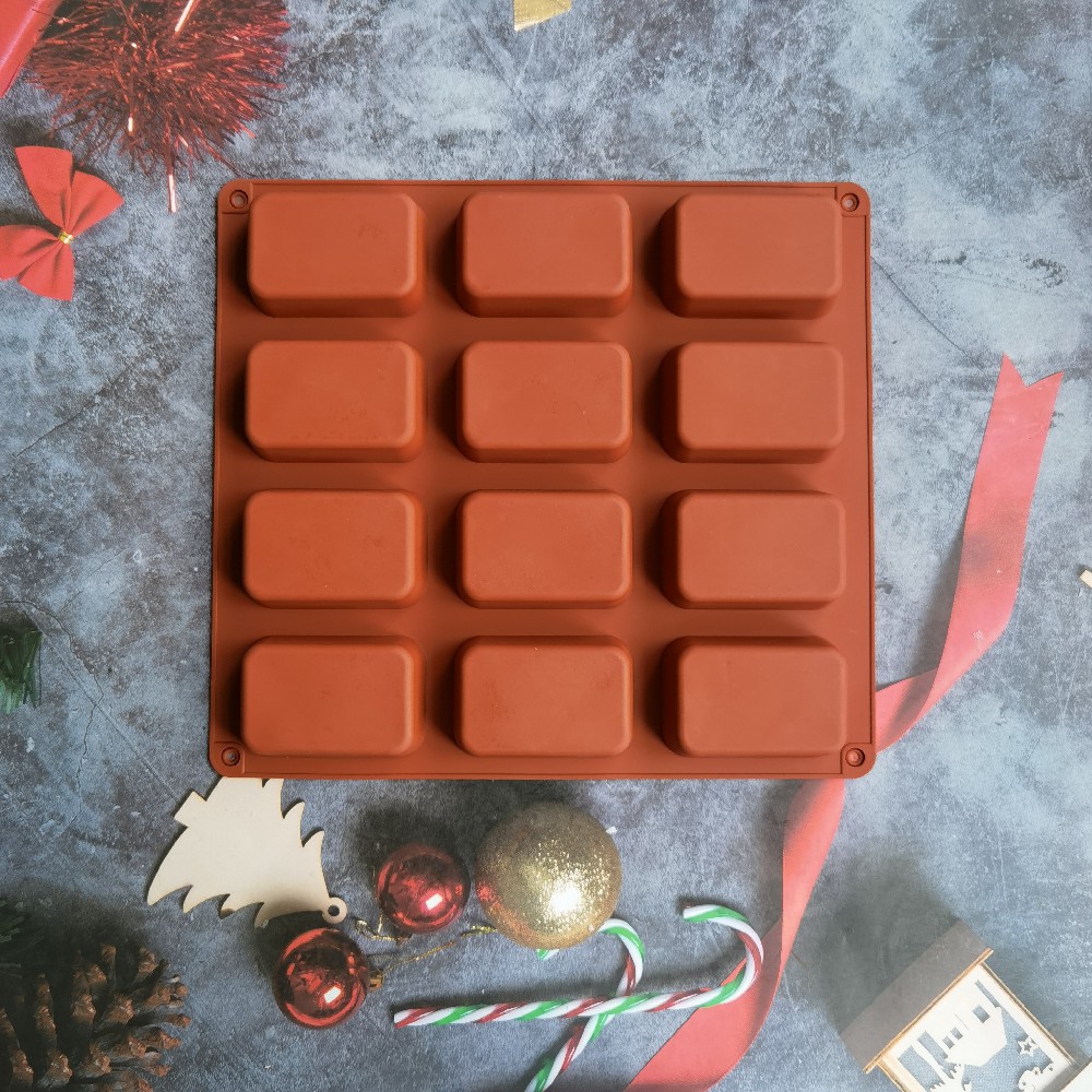 12 Cavity Square Silicone Soap - Candle Making Workshop 评论和价格