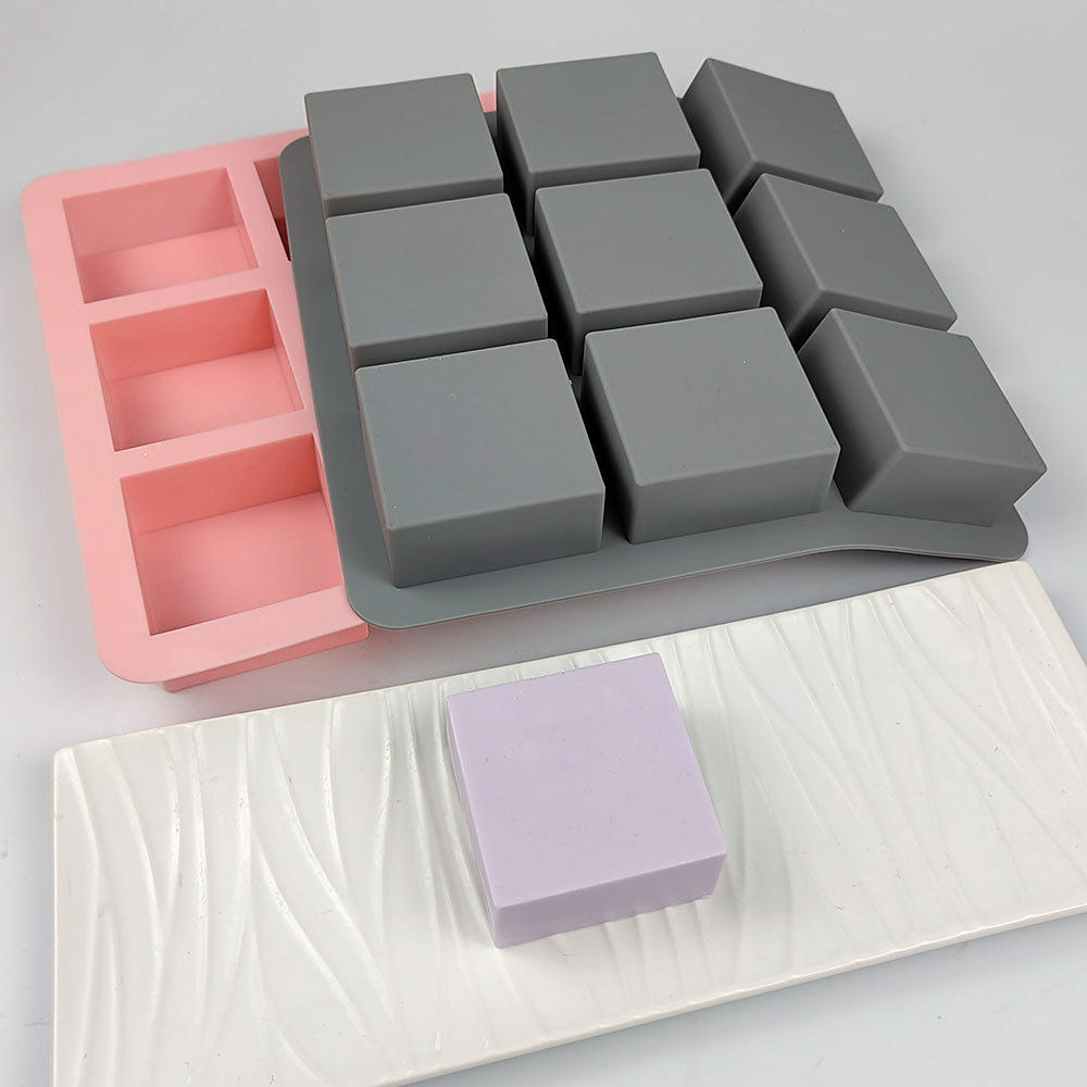 9 Hole Square Silicone Soap Mo - Candle Making Process 评论和价格