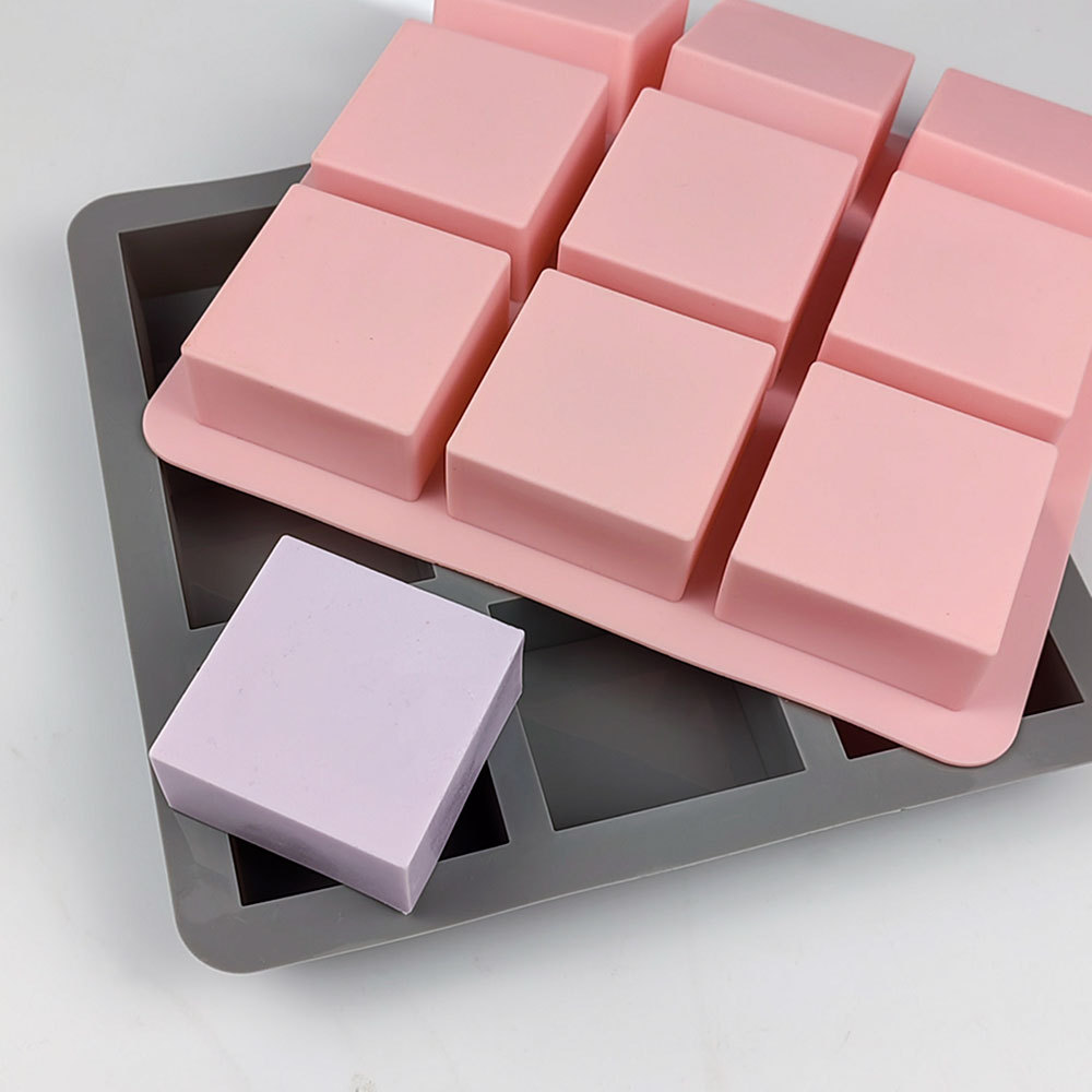 9 Hole Square Silicone Soap Mo - Candle Making Process 评论和价格