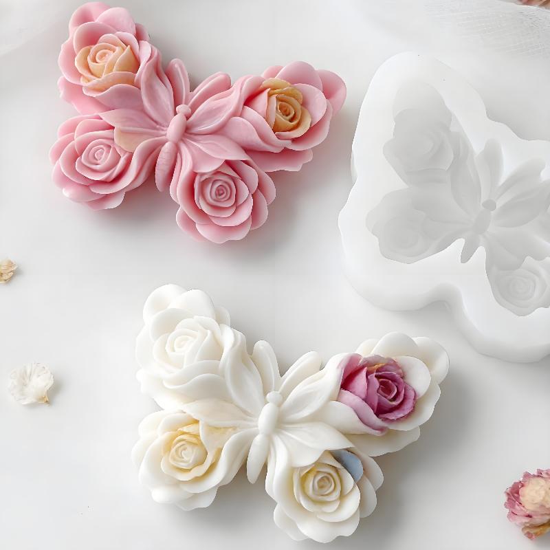 DIY Rose Butterfly Form Silico - Candle Making Supplies 评论和价格
