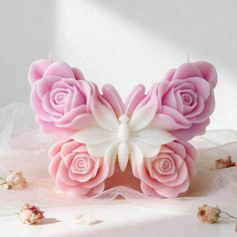 DIY Rose Butterfly Form Silico - Candle Making Supplies 评论和价格