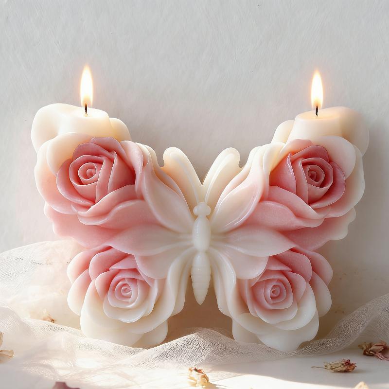 DIY Rose Butterfly Form Silico - Candle Making Supplies 评论和价格
