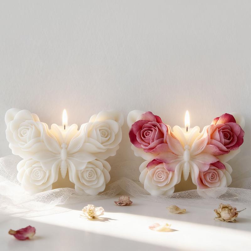 DIY Rose Butterfly Form Silico - Candle Making Supplies 评论和价格