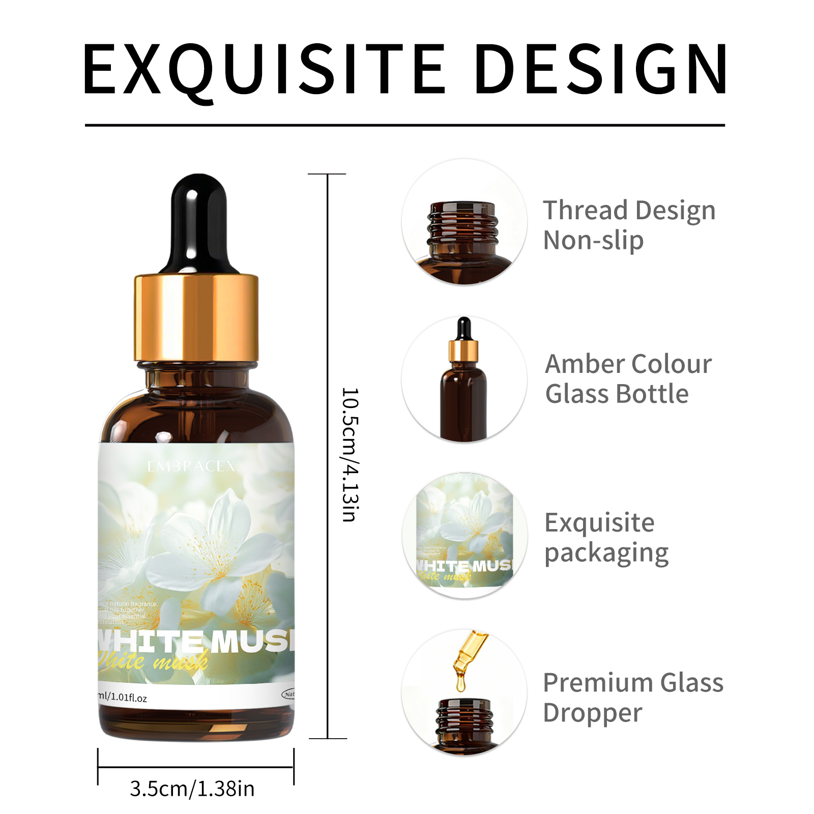 30ml White Musk Essential Oil  - Candle Making Fragrance Oils 评论和价格