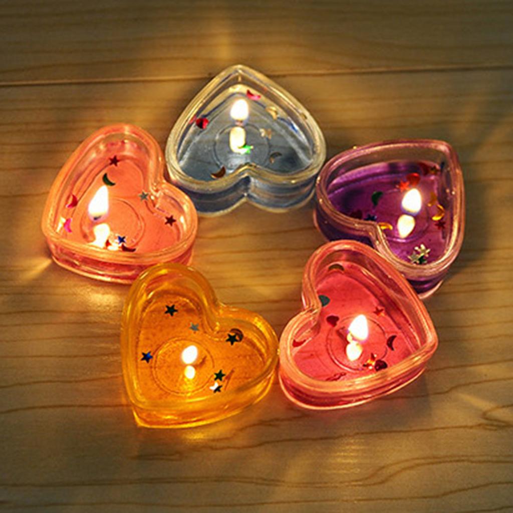 Transparent Heart Tealight Cup - Candle Making Event 评论和价格