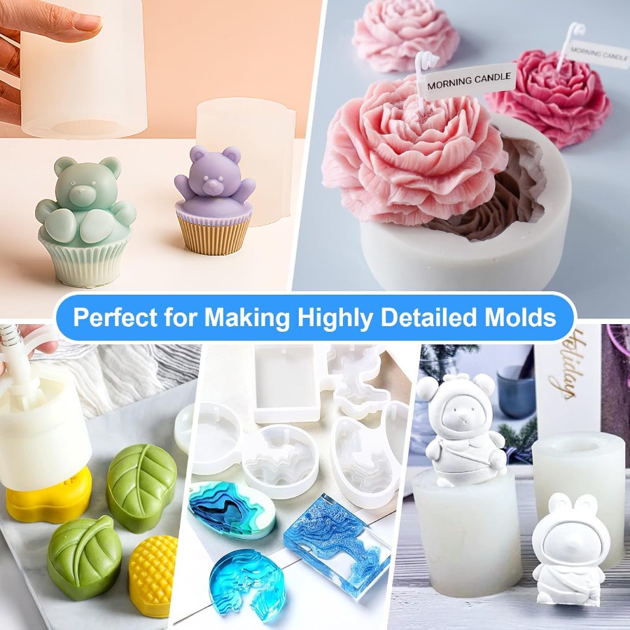 Silicone Mold Making Kit, 38.8 - Candle Making Workshop 评论和价格